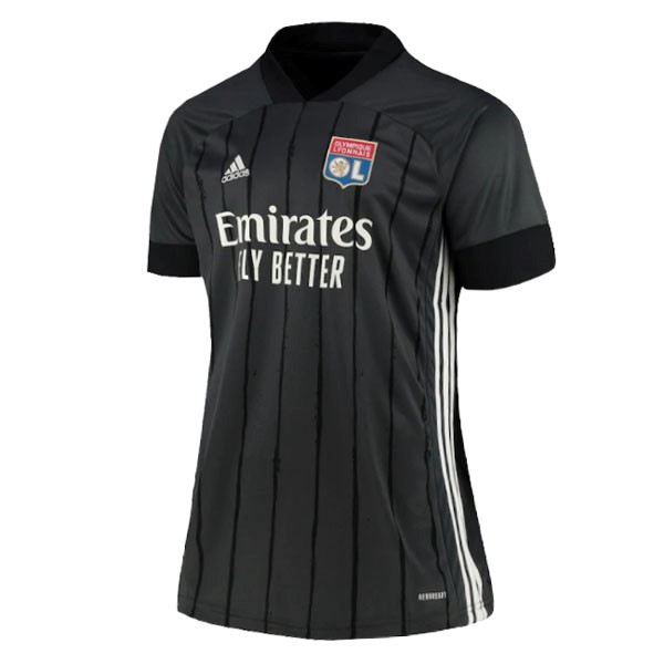 Camiseta Lyon 2ª Mujer 2020-2021 Negro